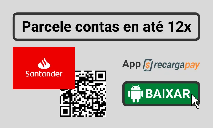 Parcele contas en até 12x com RecargaPay